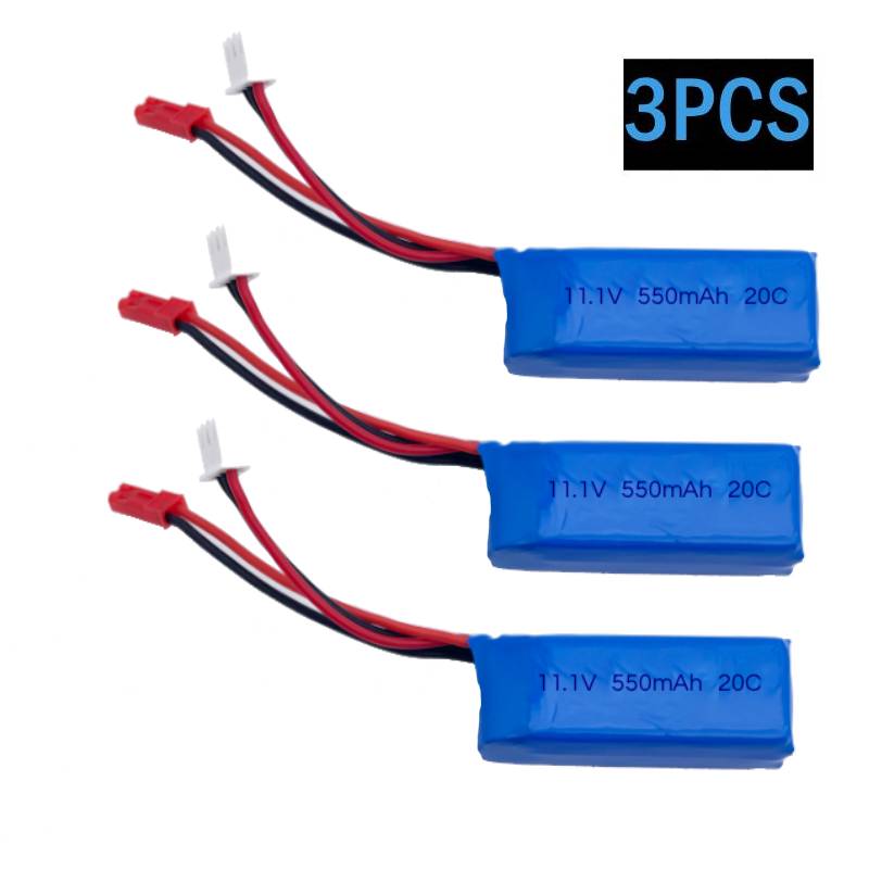 Shelly Plug - 3 adet 20C 3S 11,1V 550mAh