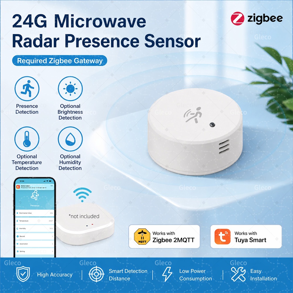 Tasmota - Zigbee İnsan Varlık Sensörü Tuya 24G