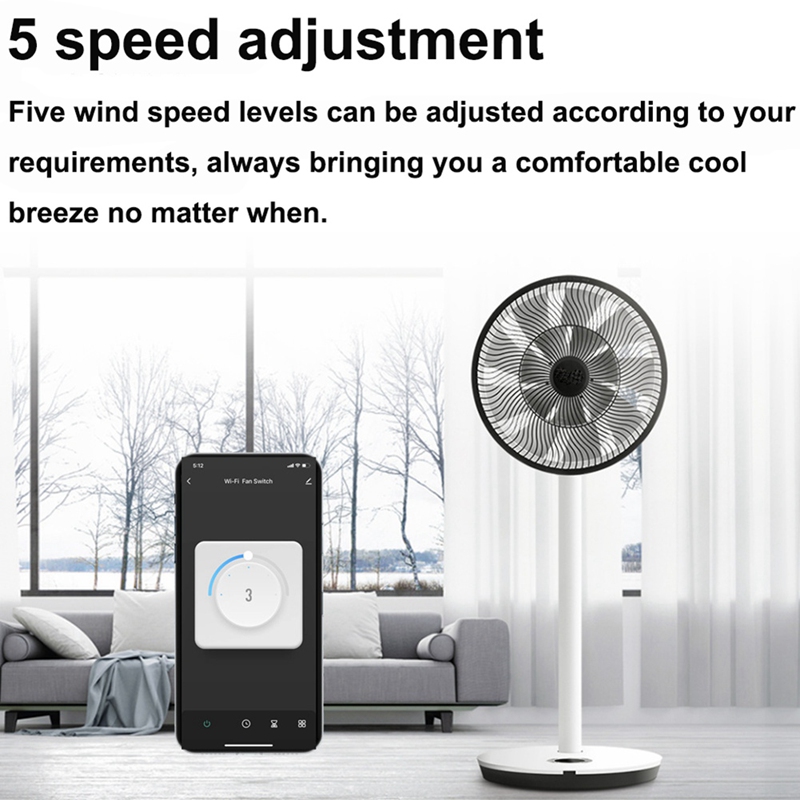 Akıllı Wifi Fan Anahtarı 5 Hız - Tuya Smart incelemesi ve fiyatı