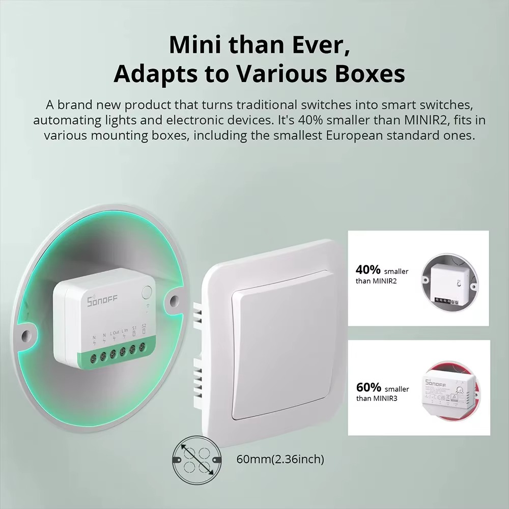 SONOFF MINI R4 Matter MINIR4M  - Sonoff Mini R4 incelemesi ve fiyatı