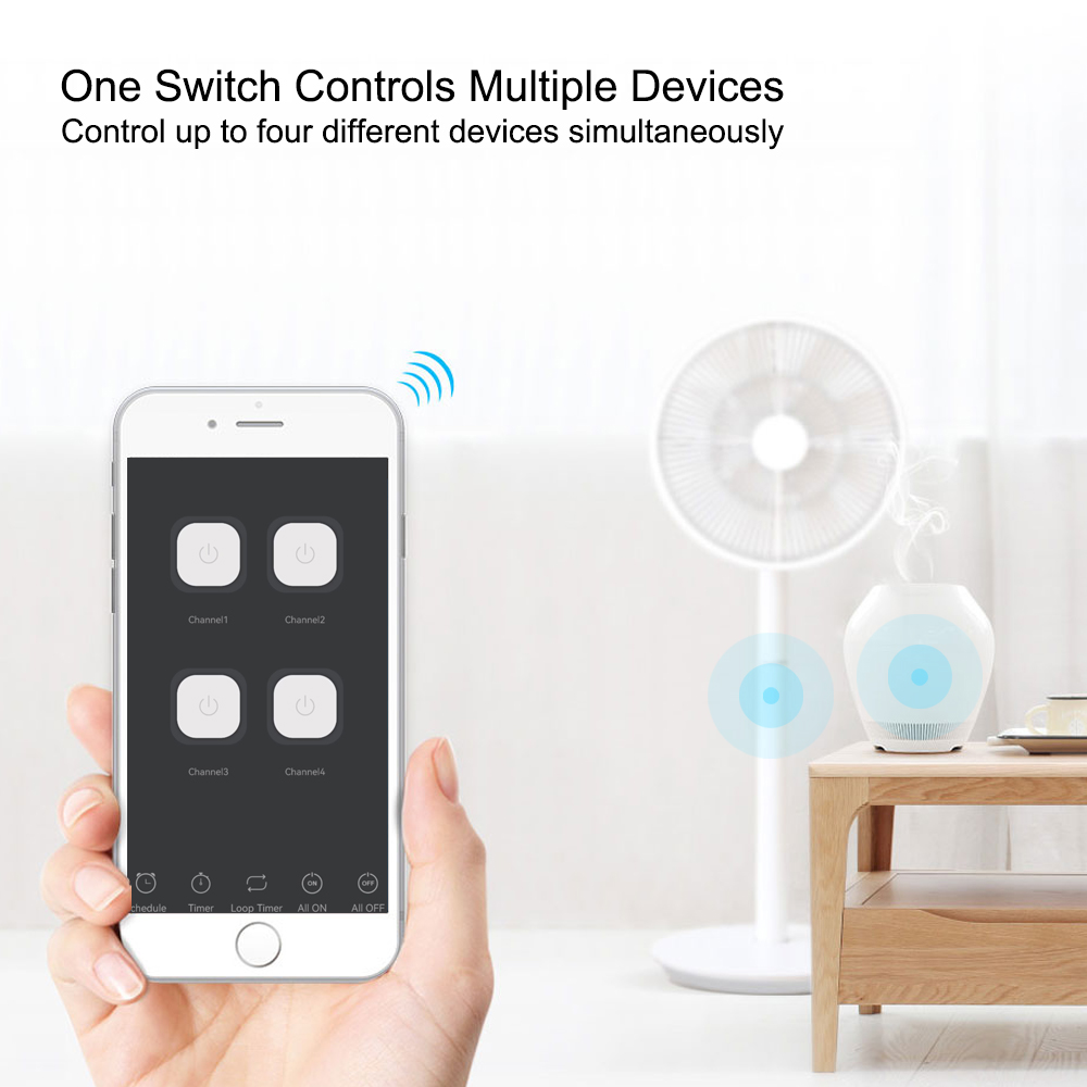 4 Kanallı Wifi Devre Kesici Tu - Tuya 4 Channel incelemesi ve fiyatı